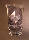 Glasgraveren, vaas windlicht met logo"De Oude Toren"